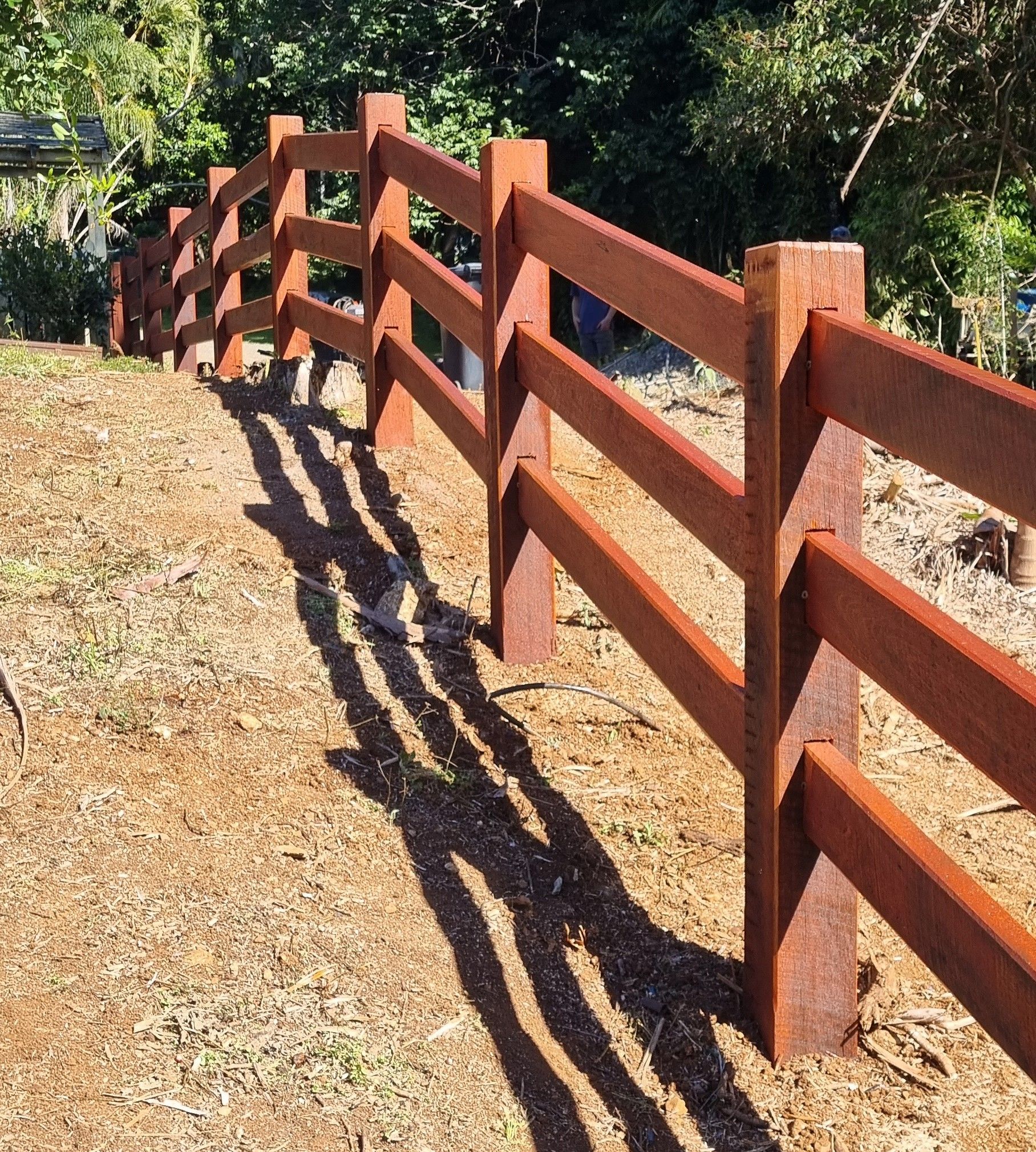 Post & Rail Fencing in Ballina B & B Timbers