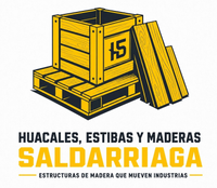 LOGO HUACALES Y ESTIBAS SALDARRIAGA