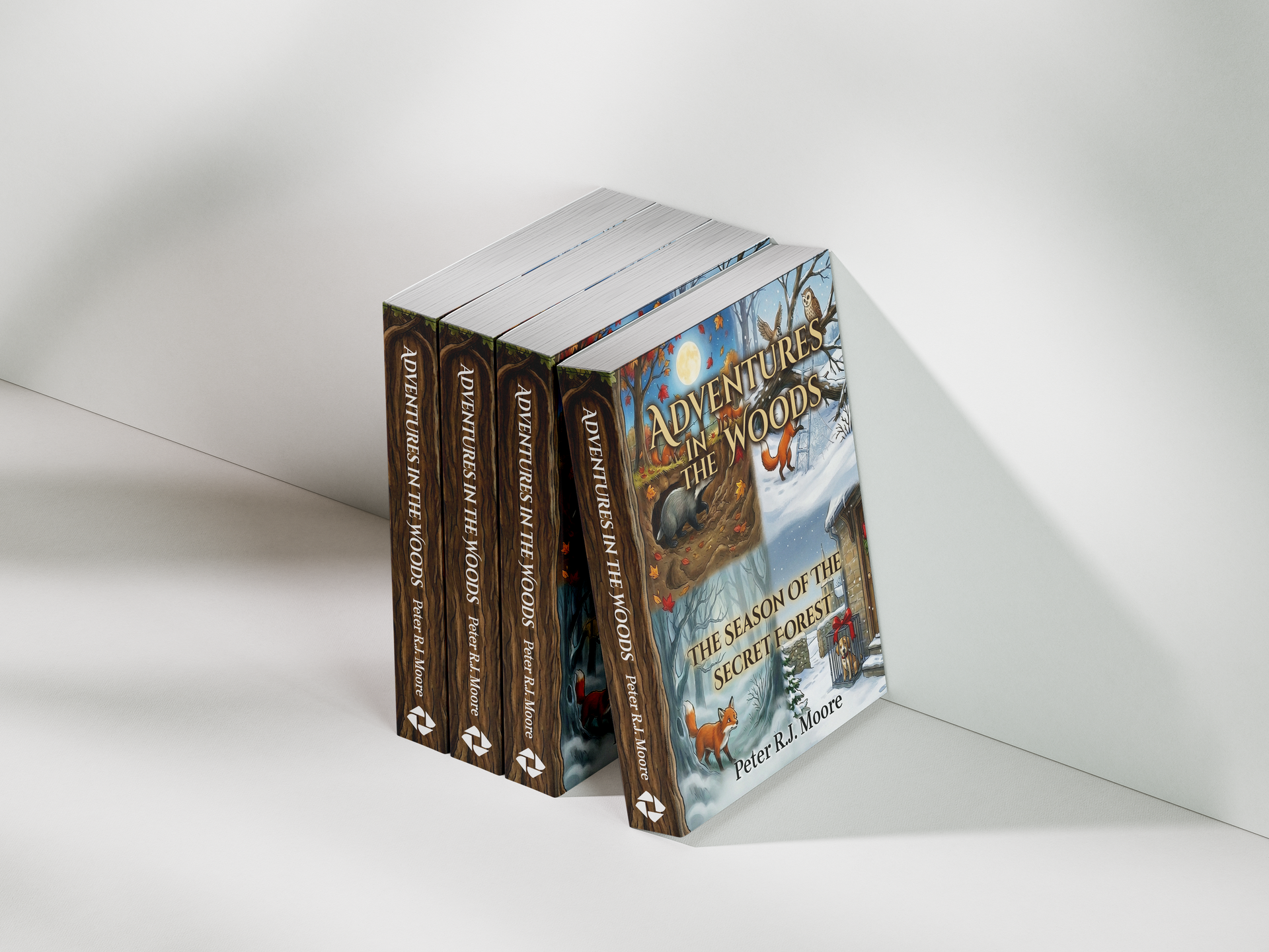 Adventures in the Woods Book Cover Design
