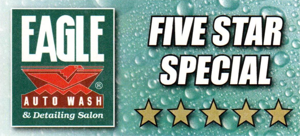 6 Five Star Special Washes for one low price!