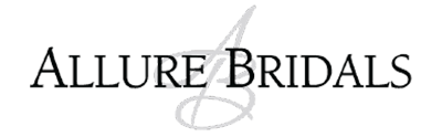 A black and white logo for allure bridals