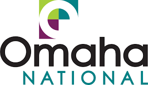 The Omaha National logo, featuring a colorful circular icon above the word 