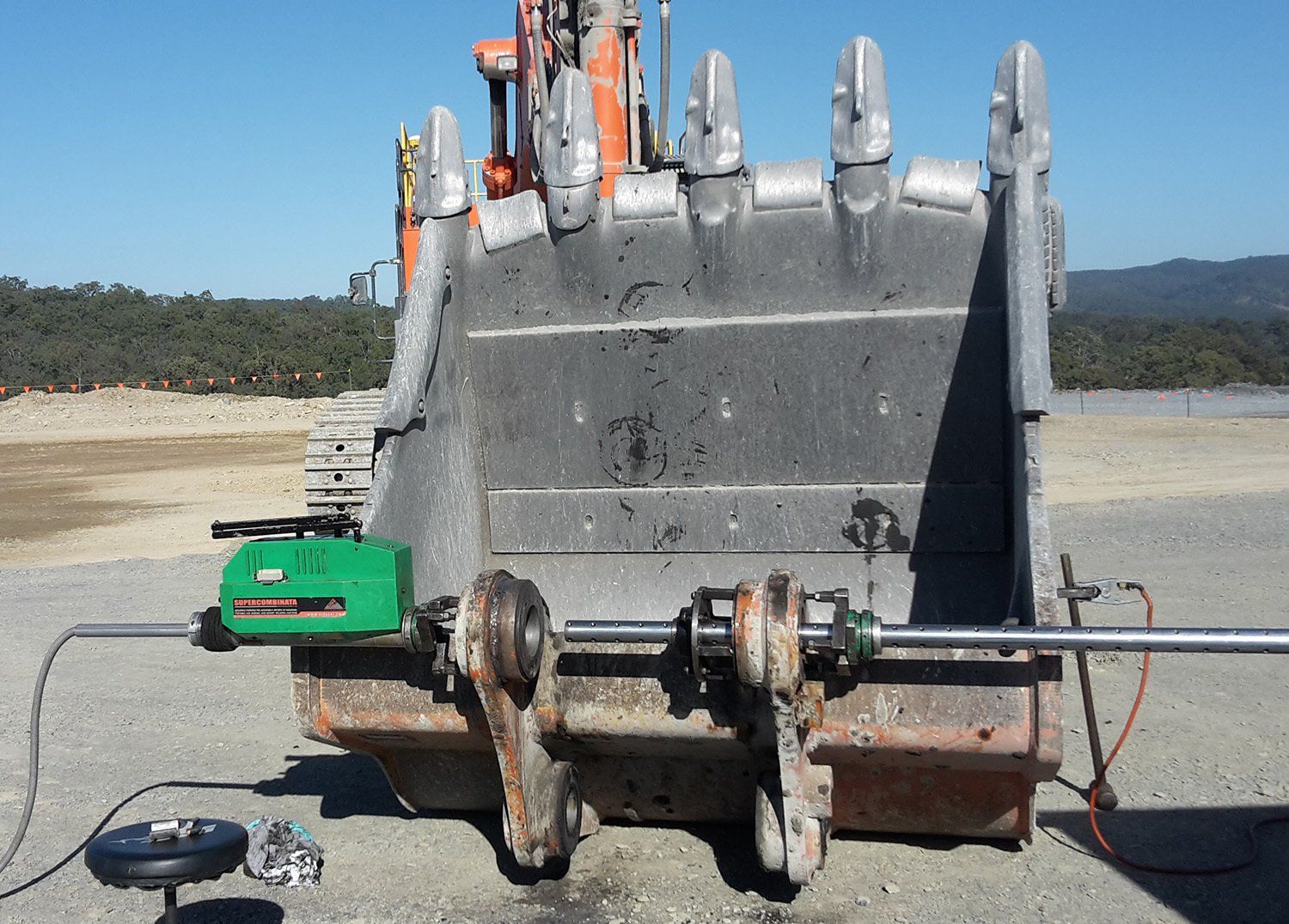 Excavator Bucket Repair — Gold Coast, Qld — PCS Engineering Pty Ltd Excavator Bucket Repair — Gold Coast, Qld — PCS Engineering Pty Ltd