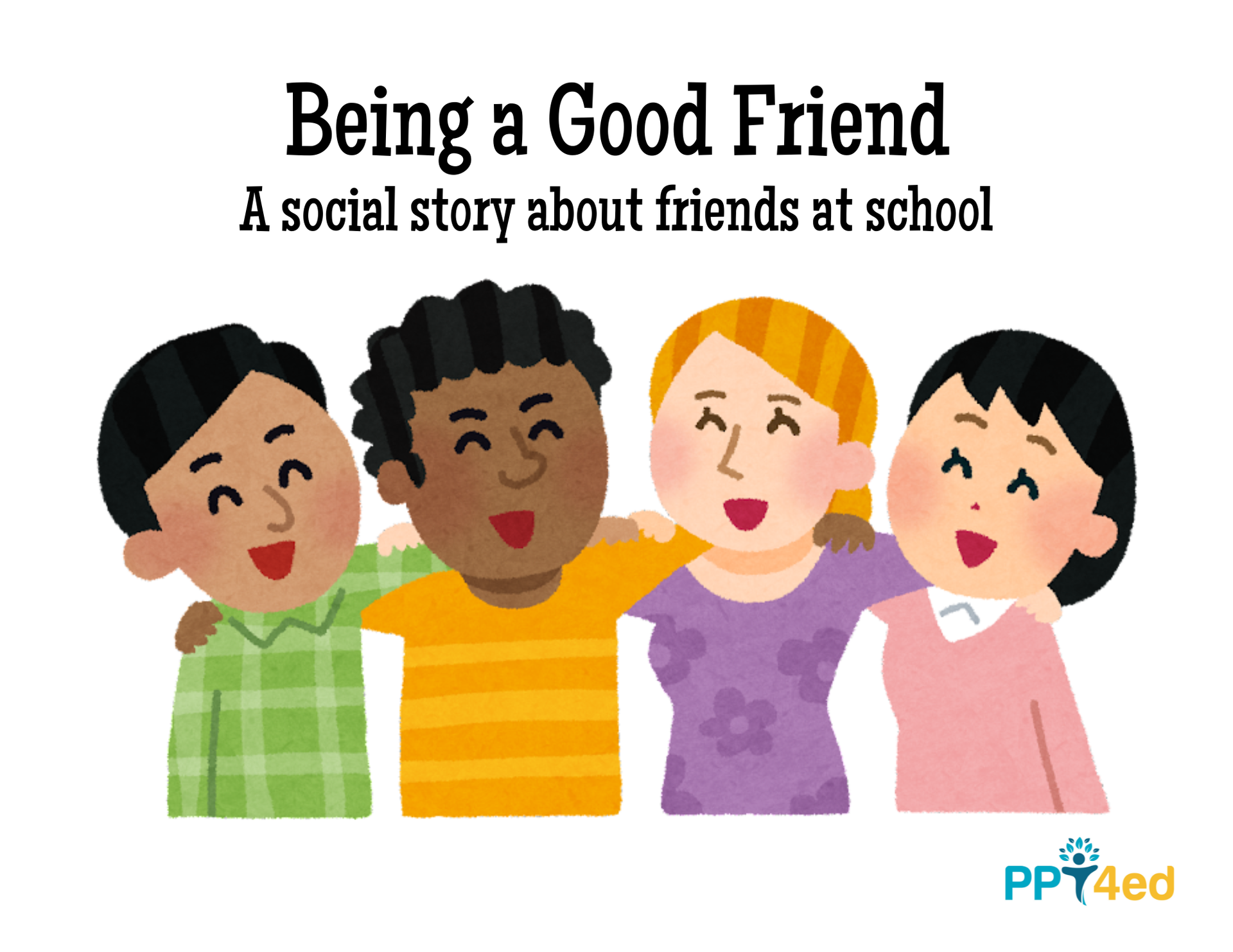 Being A Good Friend Social Story