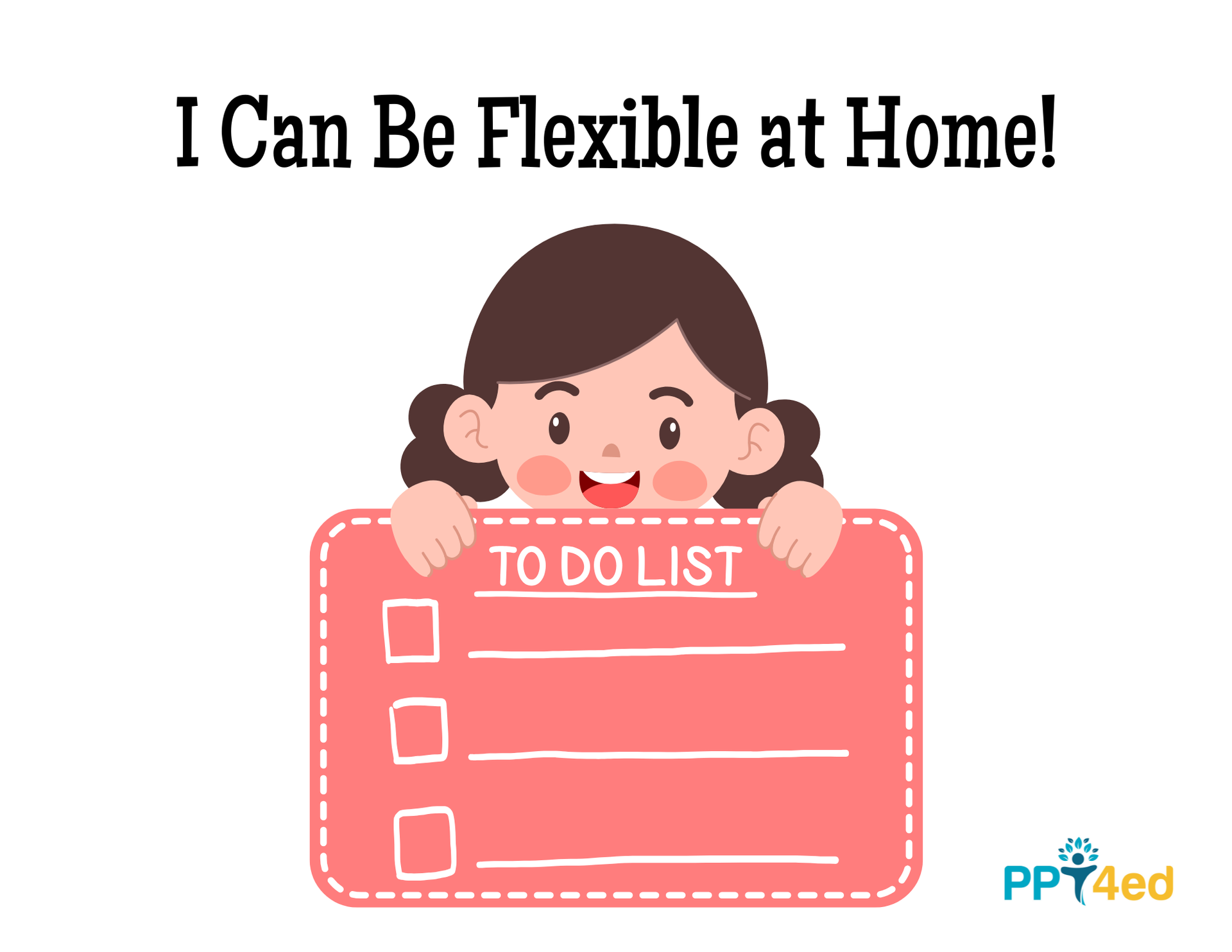I Can Be Flexible At Home Social Story