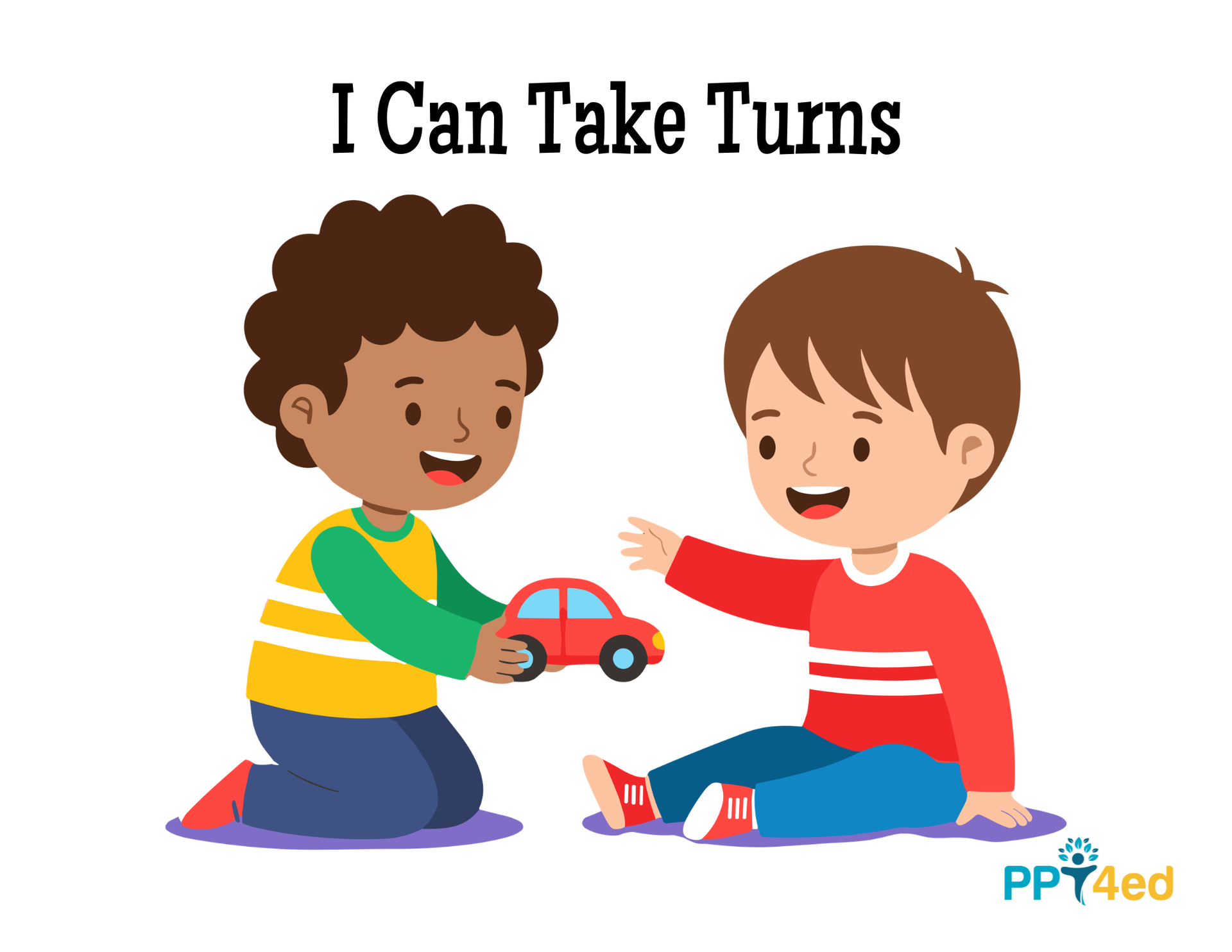 I Can Take Turns Social Story