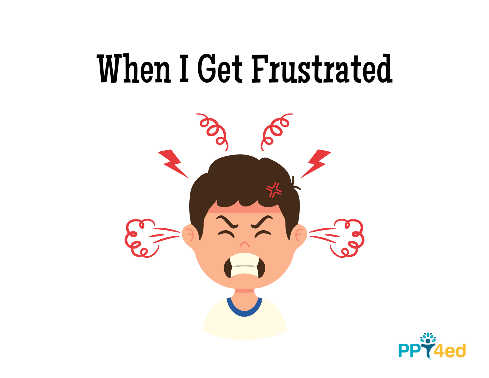 When I Get Frustrated Social Story