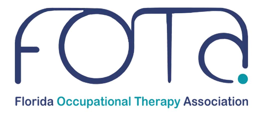 The logo for the florida occupational therapy association