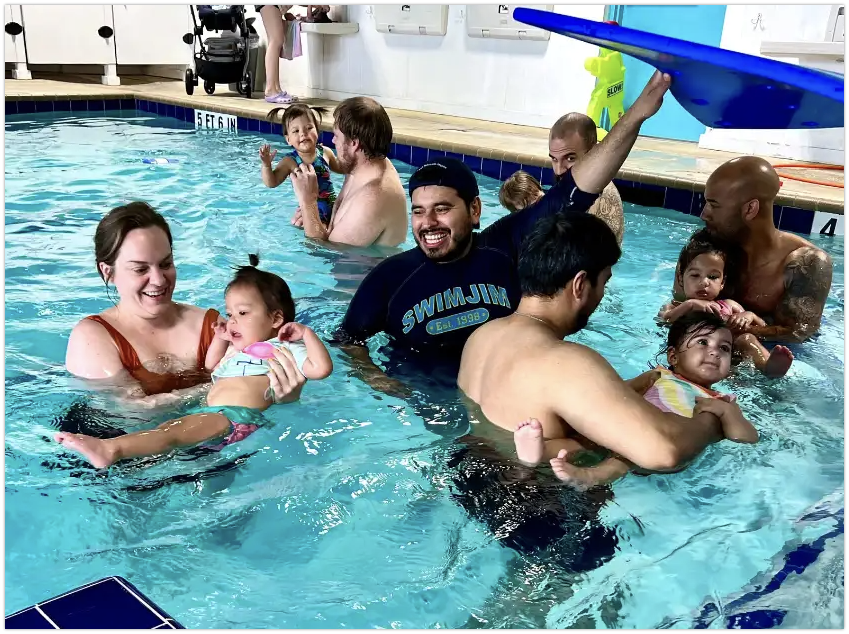 In Swim Babies 2, our certified instructors use cheerful songs, interactive play, and proven teaching techniques to nurture your child’s confidence and comfort in the water. Our baby swim lessons are designed to enhance gross motor skills, foster self-esteem, and introduce essential water safety habits like controlled breathing, floating, and maintaining horizontal balance. This class encourages learning through gentle guidance, social interaction, and parent participation, ensuring a positive and motivating experience for every child.