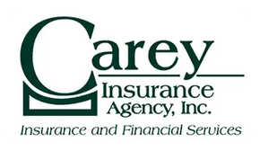 Carey Insurance Agency, Inc. logo in dark green with “Insurance and Financial Services” text