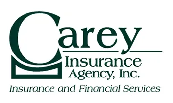 Carey Insurance Agency, Inc. logo in dark green with “Insurance and Financial Services” tagline