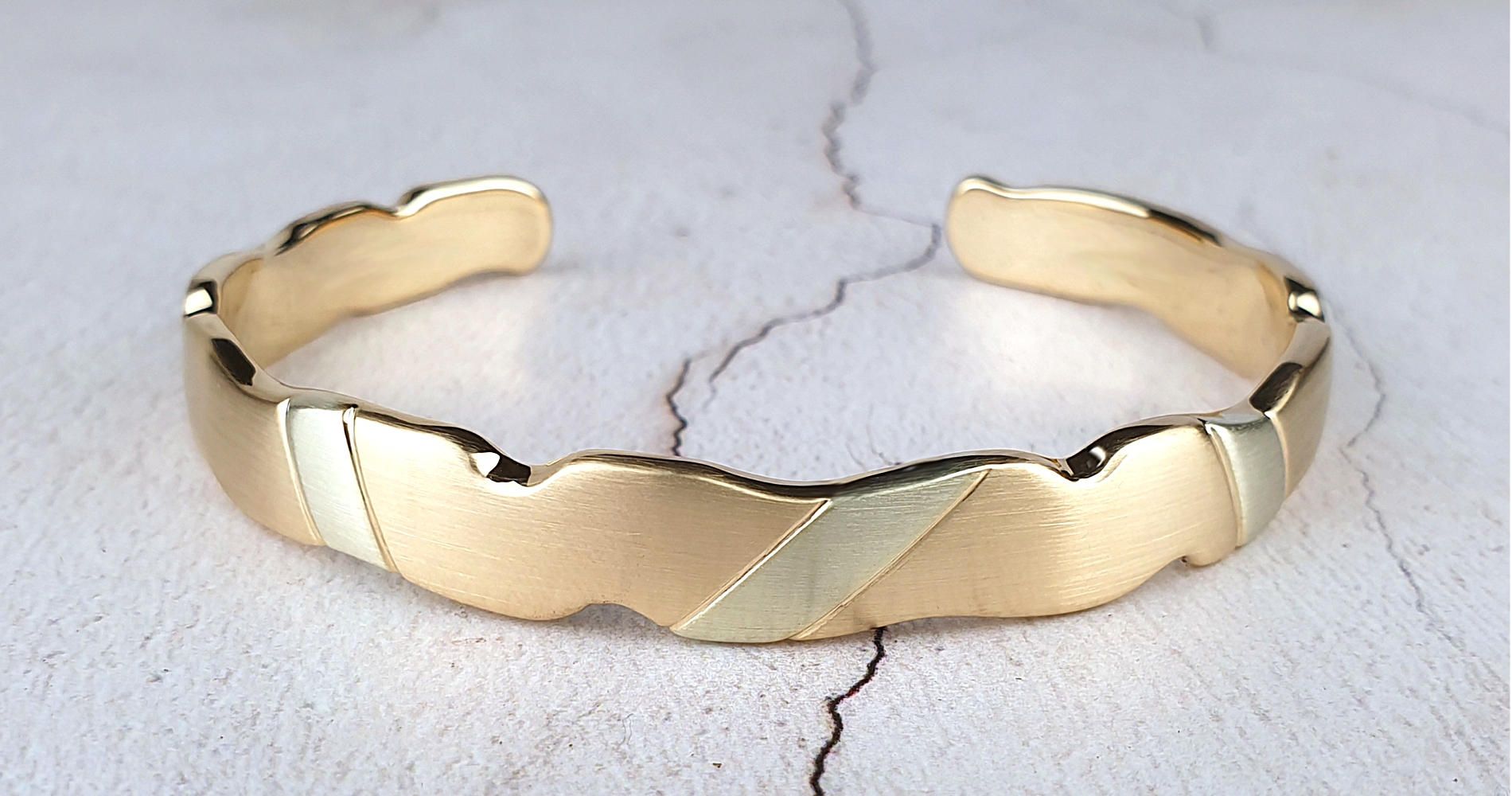 torc bangle made from customer's gold
