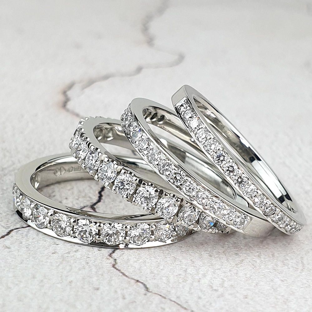 Bespoke eternity rings