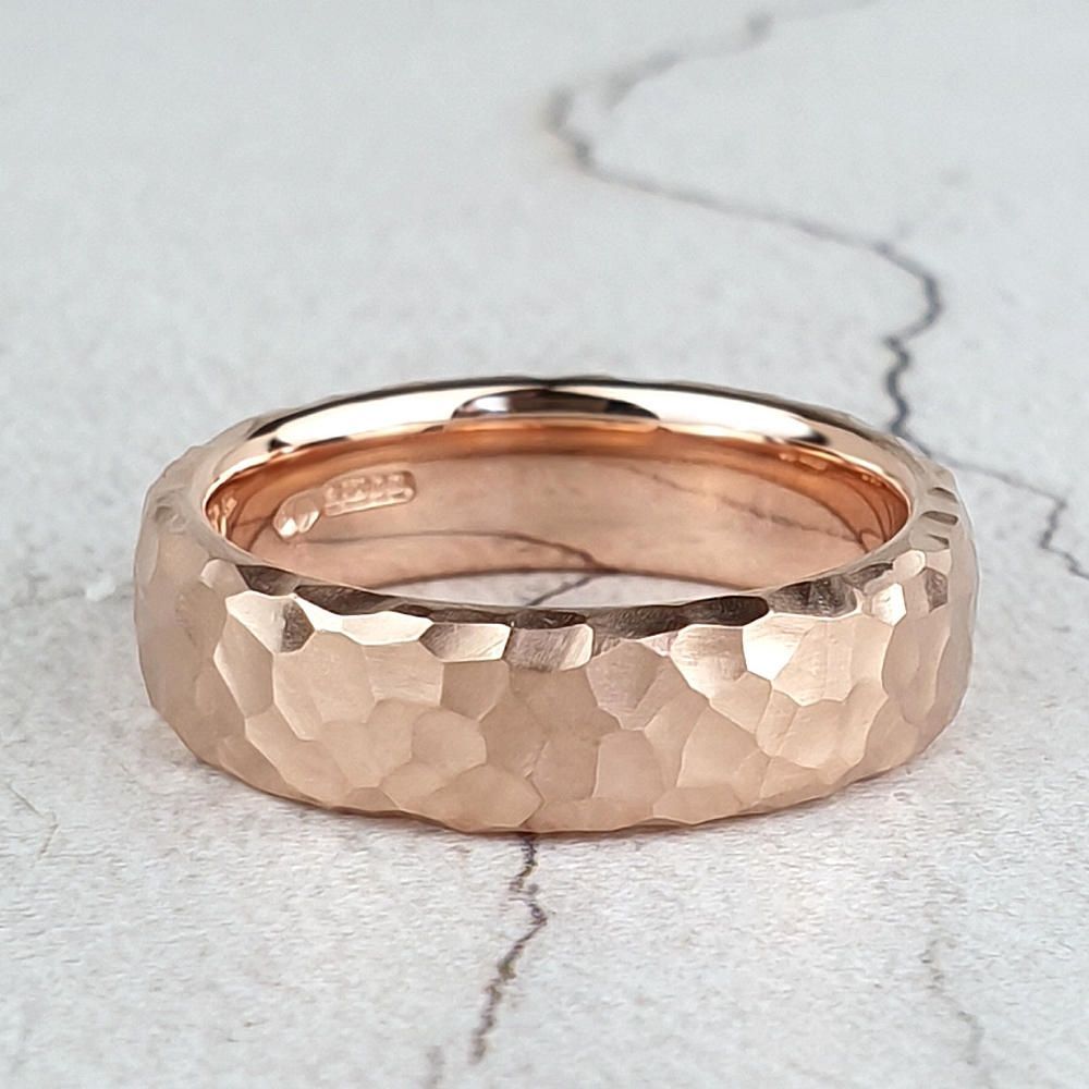 Plain wedding rings in platinum and gold Bespoke plain wedding rings in platinum and gold