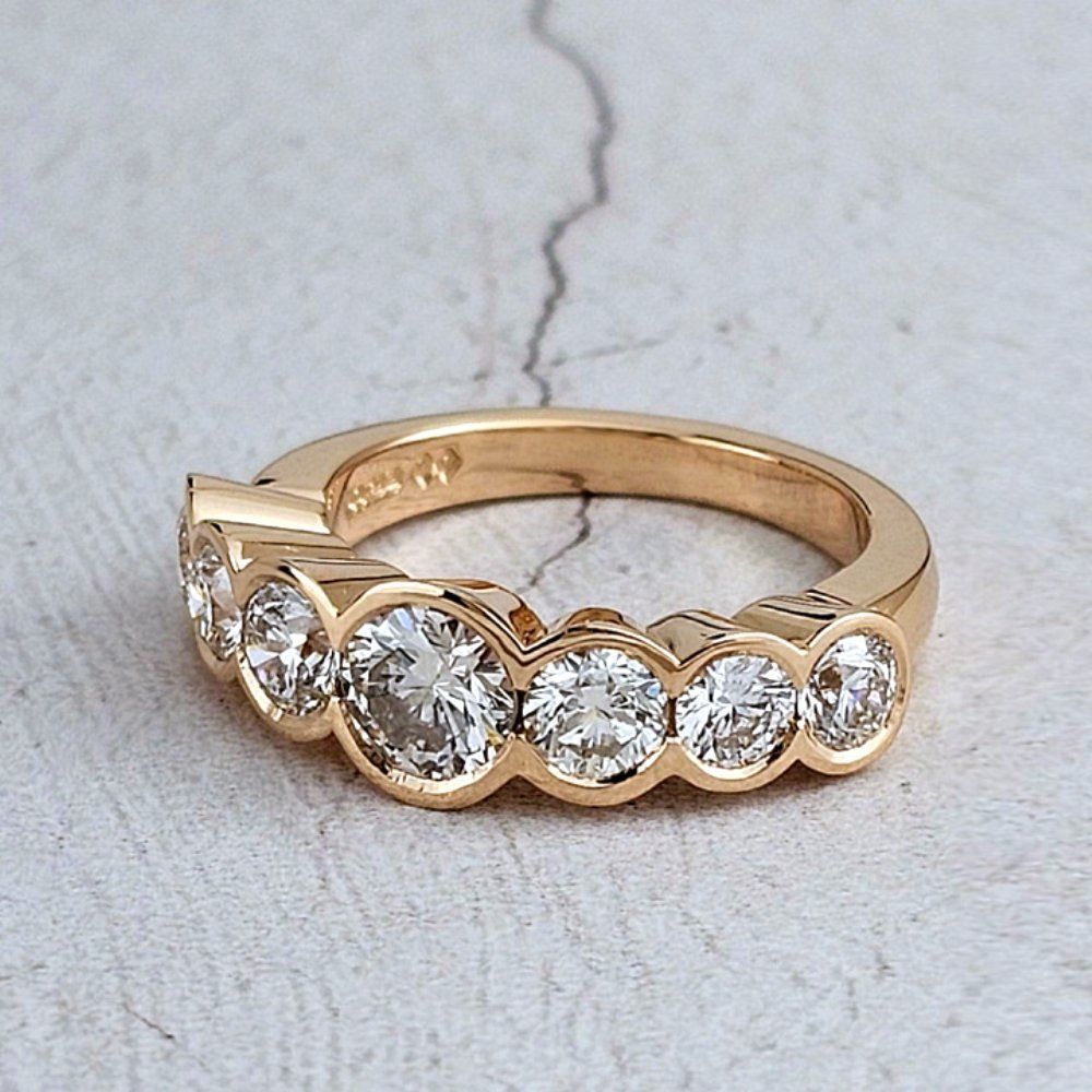 Remodelled diamond ring