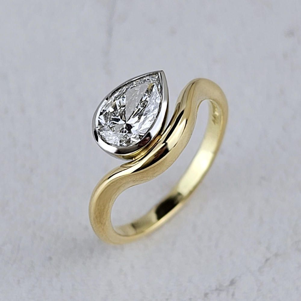 Bespoke diamond engagement ring Bespoke engagement ring made in Sussex