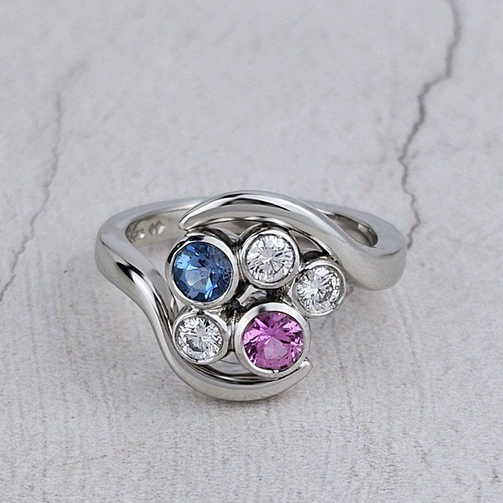 Bespoke dress ring Platinum dress ring