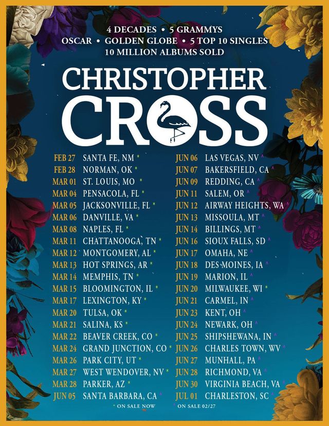 Christopher Cross Official Website | Tour