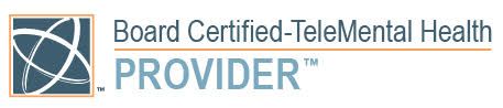 Board Certified Telemental Health Provider seal