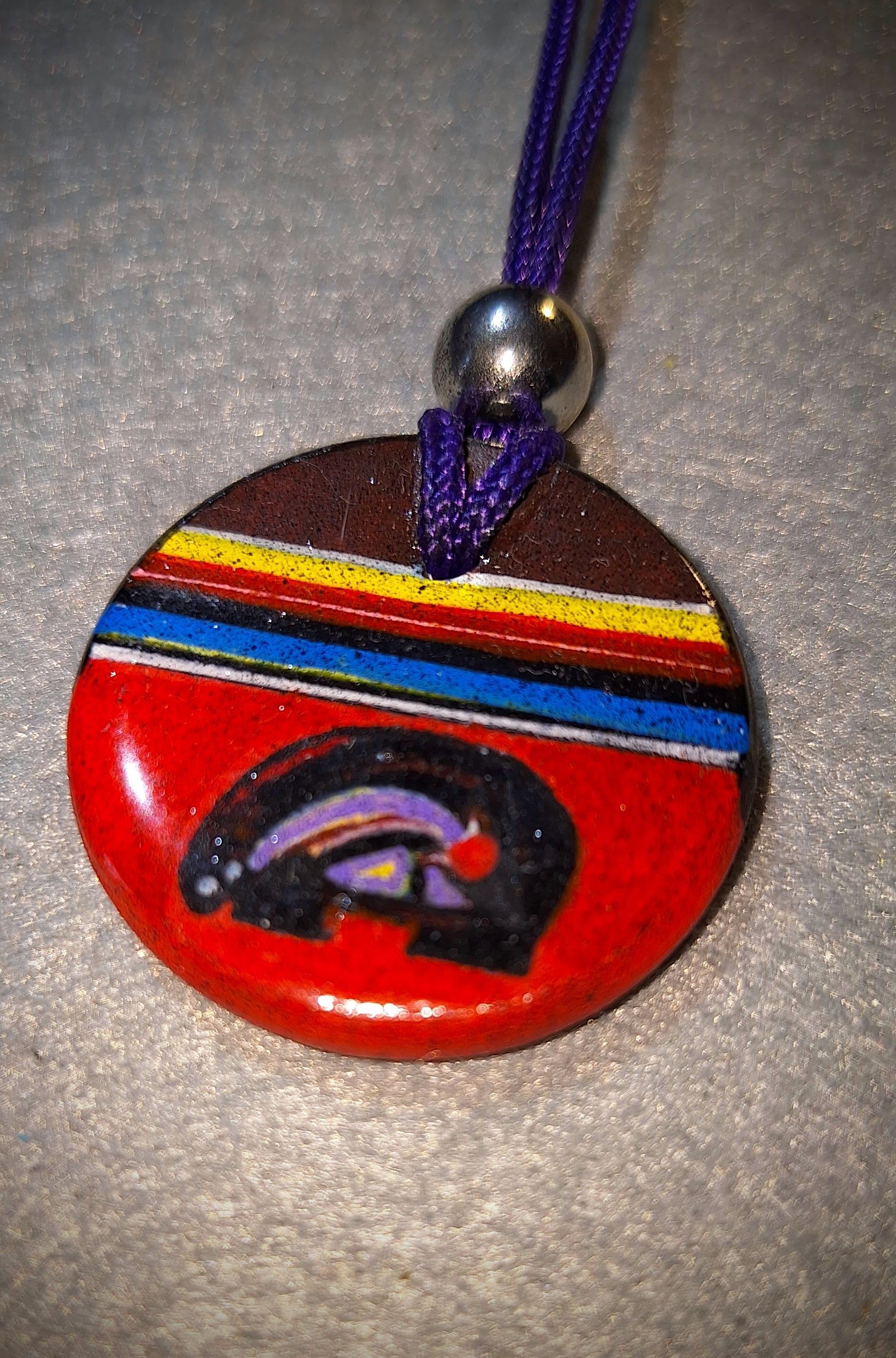 California Medicine Bear necklace