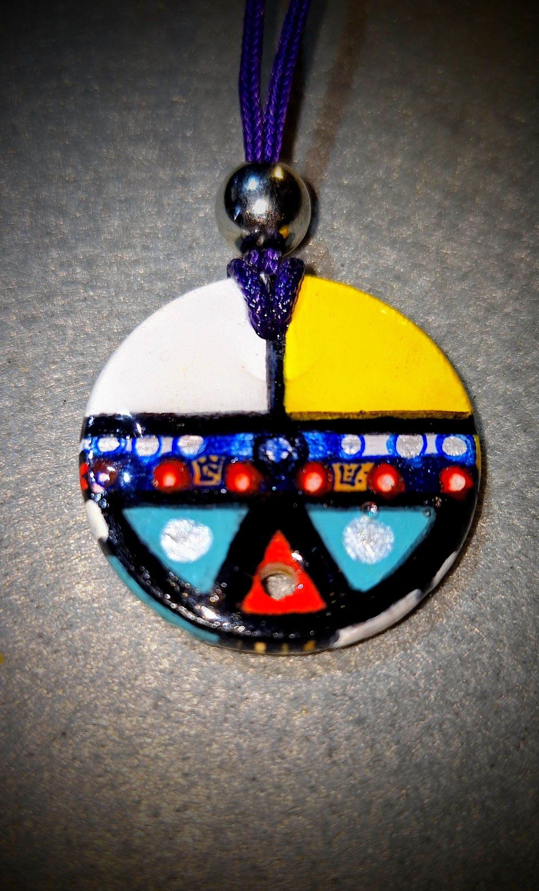Dance Mask necklace