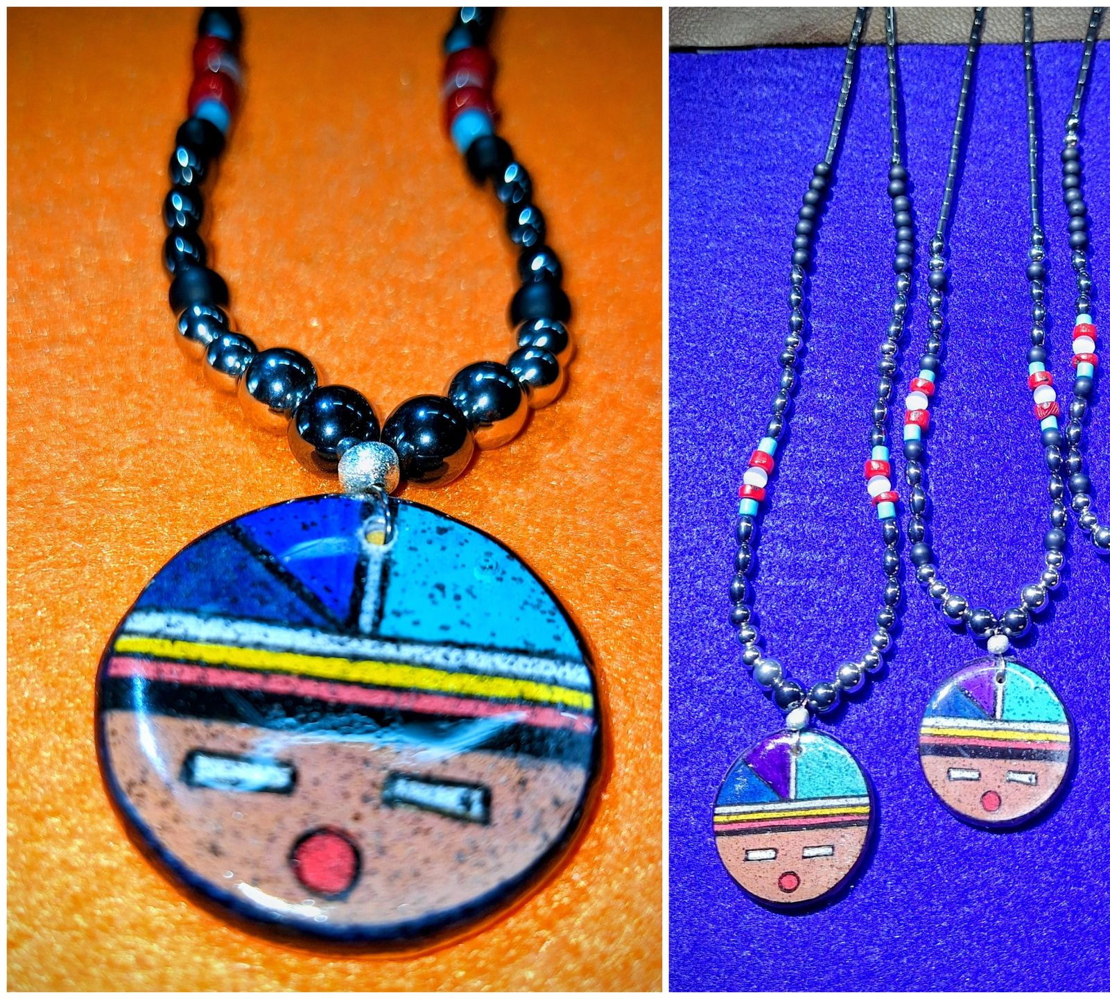 Hopi sun Spirit - medallion necklace