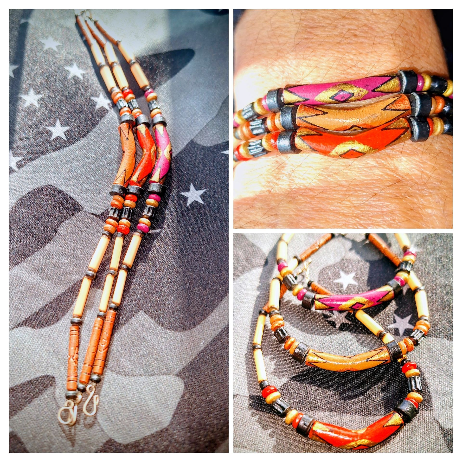 Inca ceremonial bracelets