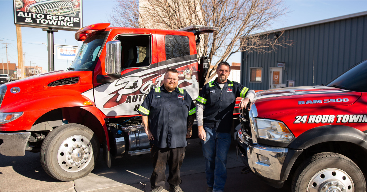Pat's Auto Repair & Towing logo