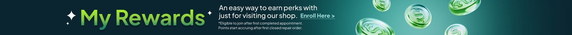 My rewards banner | Pat's Auto Repair & Towing