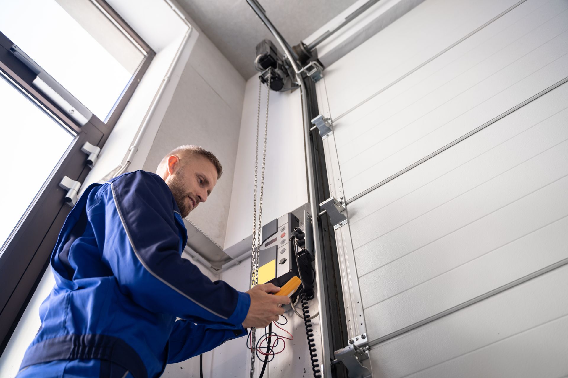 Garage door installation