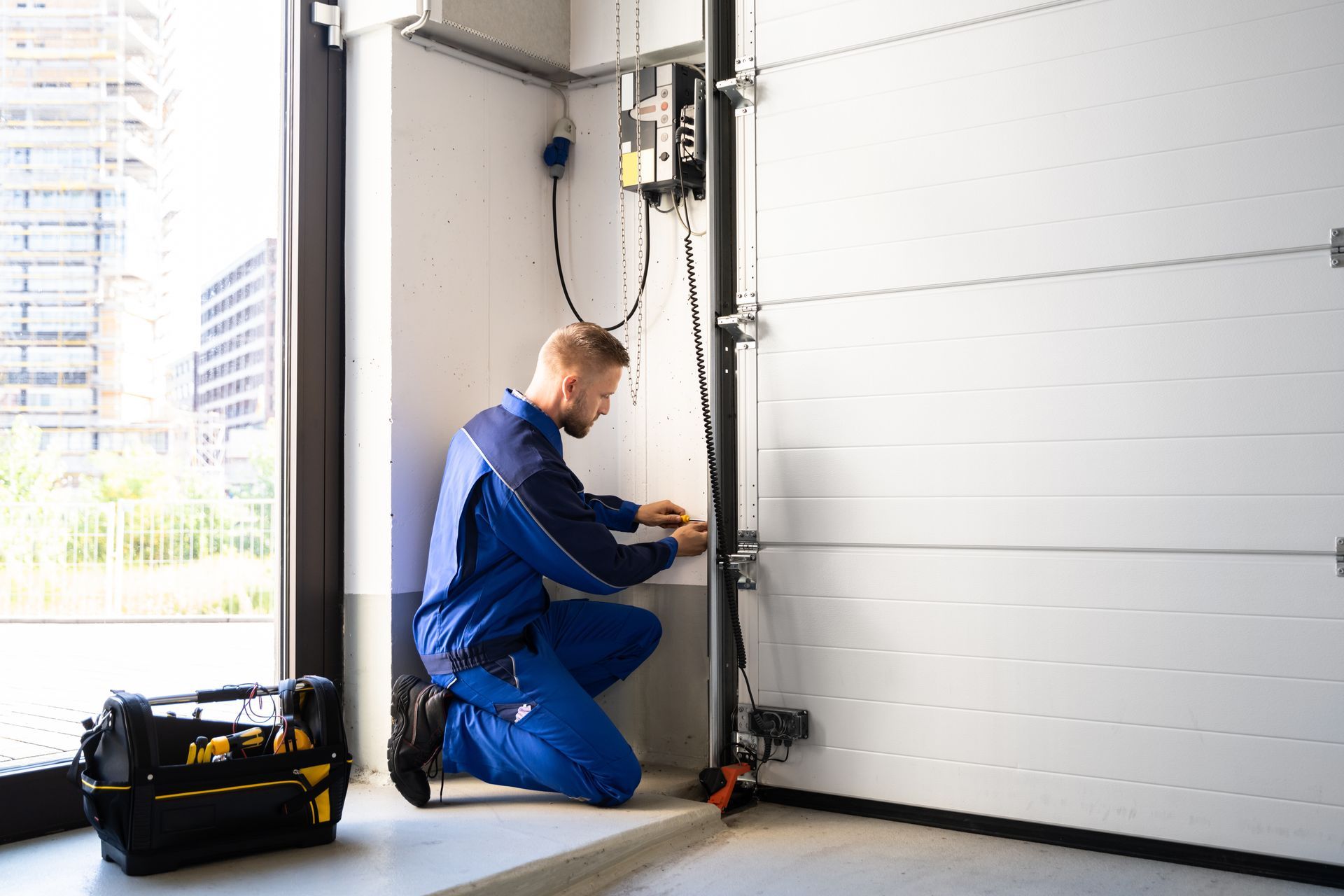 Garage door maintenance