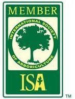 Green and white ISA Member logo with a tree silhouette inside.