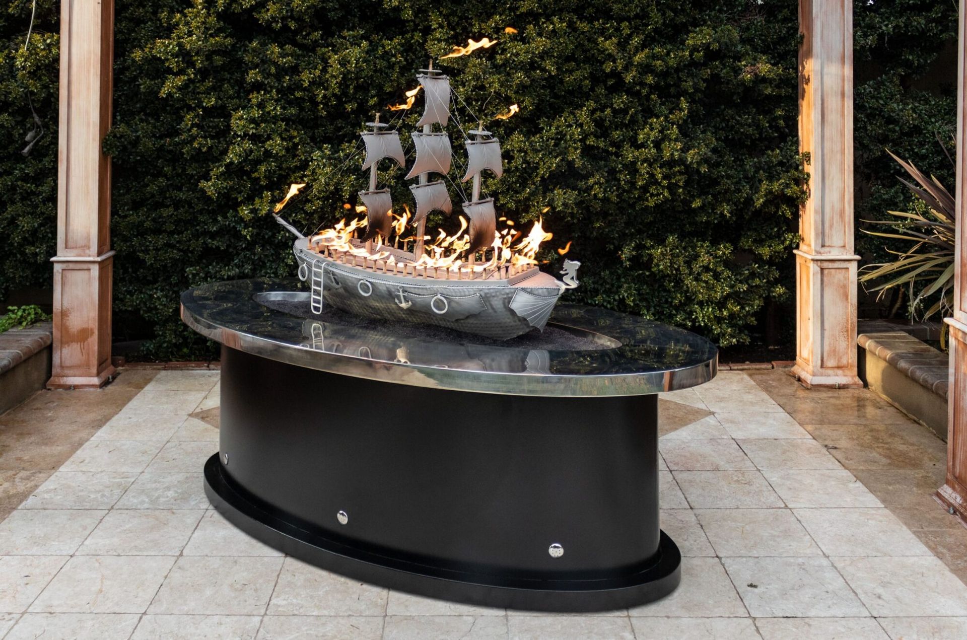 Egg with Acacia Table — Harrison, AR — PCS Fireplace & Patio