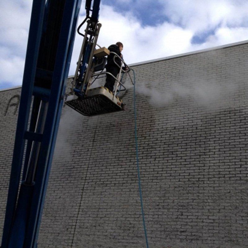 Meclean Trailerpack 200/21 WW Gevelreiniging op hoogte