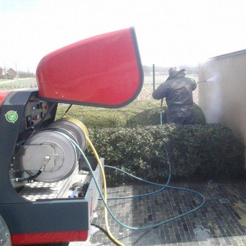 Meclean Hogedruktrailer HDT 500/30 Trailerjet in actie