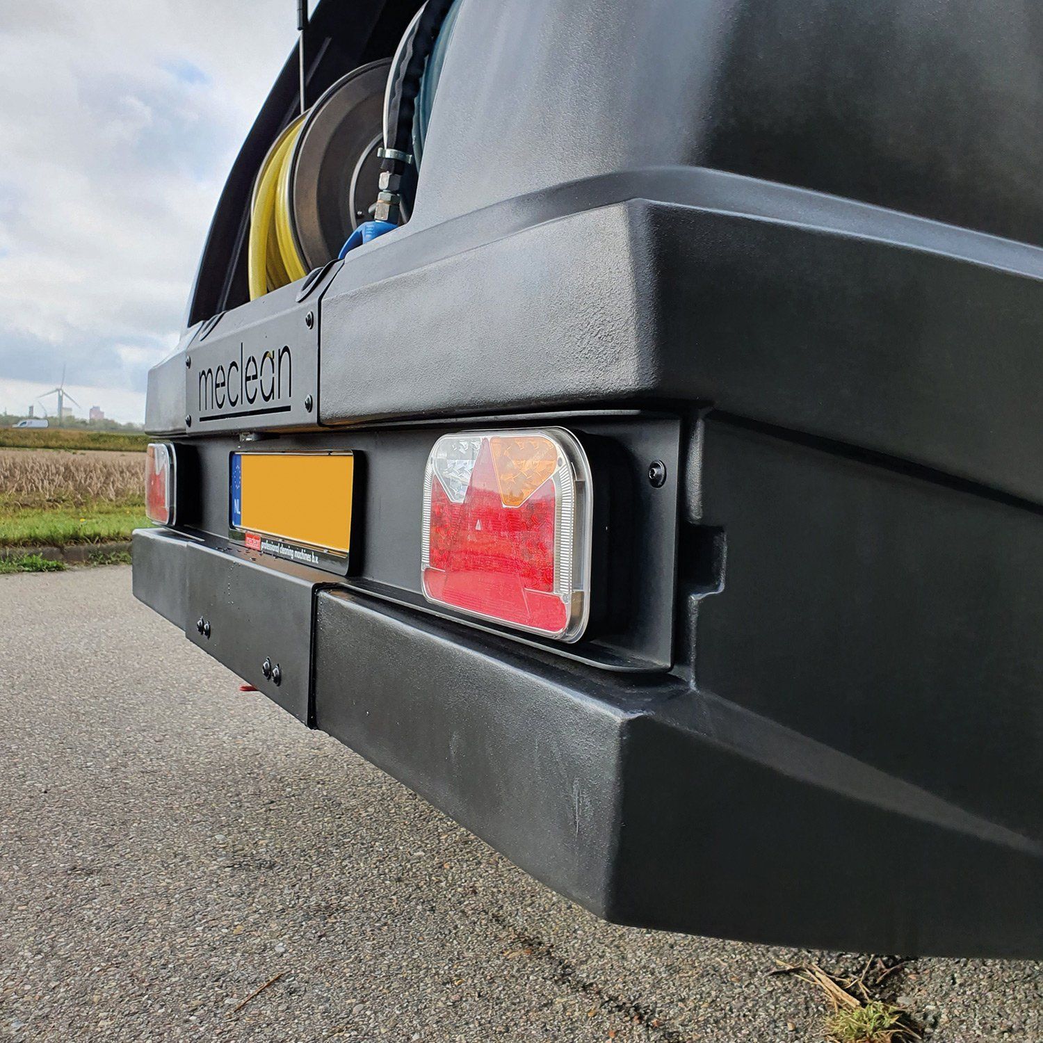 Meclean remorque haute pression Trailerjet TJL 500/15 entrainement par moteur diesel eclairage LED