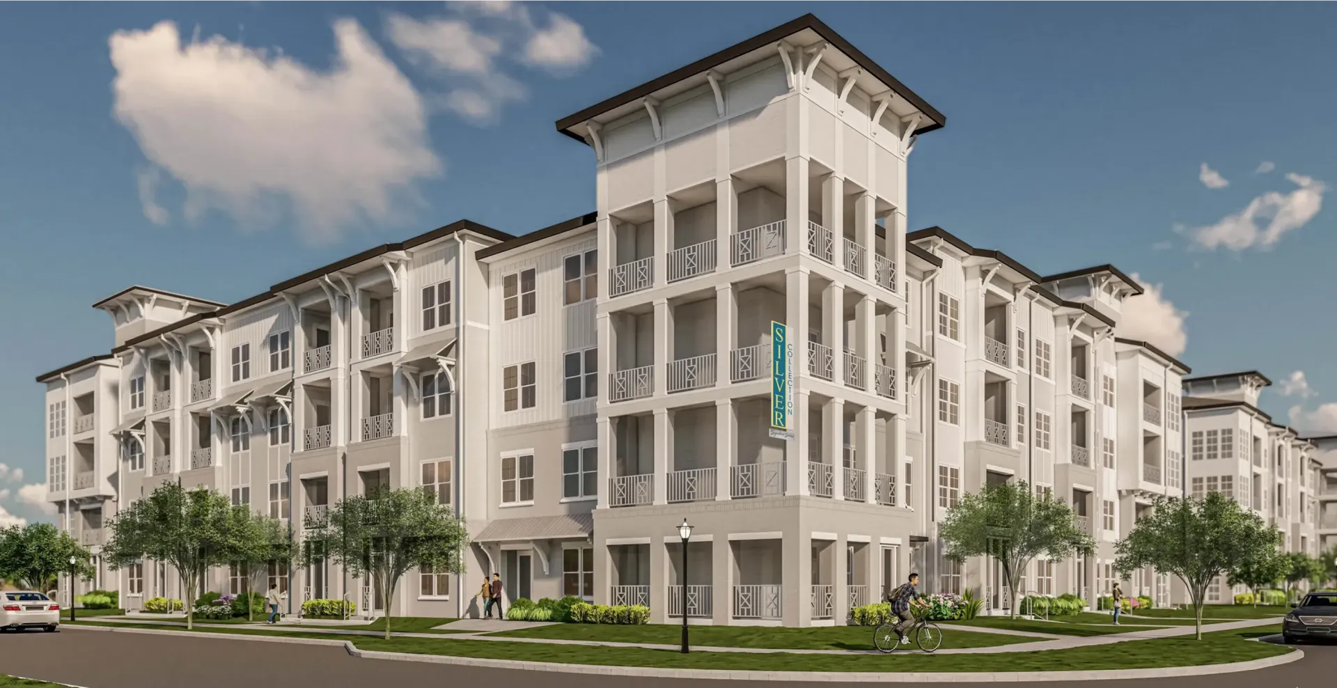 Apartment building at Silver Collection at Saxony