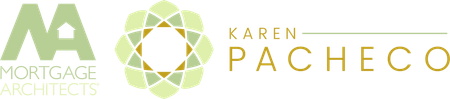 A logo for karen pacheco mortgage architects