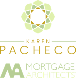 A logo for karen pacheco mortgage architects