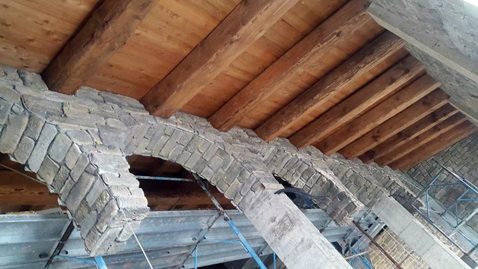 copertura in legno