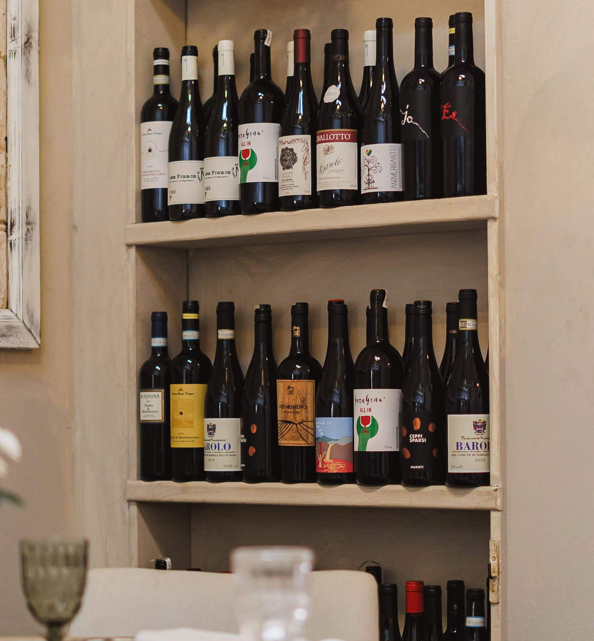 Selezione di vini naturali e biodinamici
