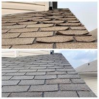 before an dafter images of roof
