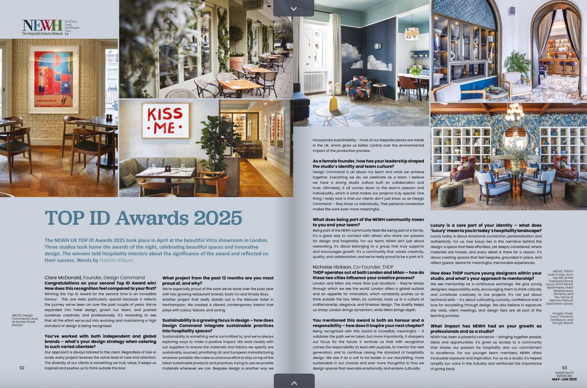 A digital magazine layout showcasing 