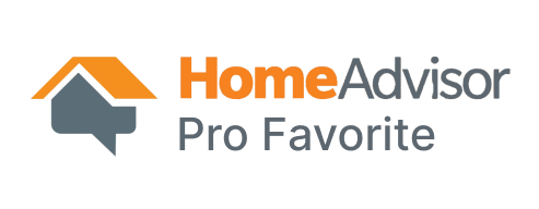 HomeAdvisor Pro Favorite logo featuring a house icon and orange text.