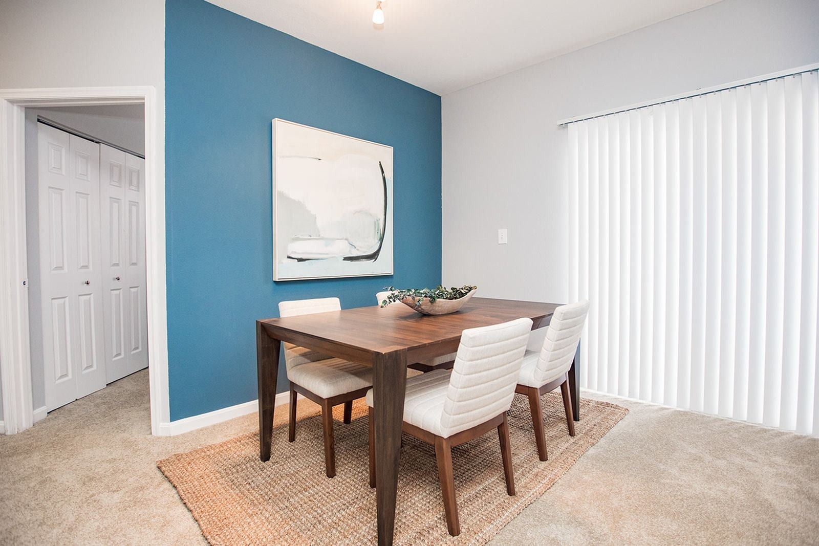 Dining room at Park Station Apartments.