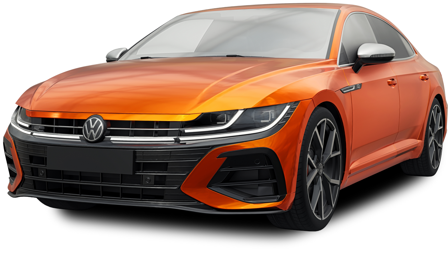 Orange Volkswagen Car