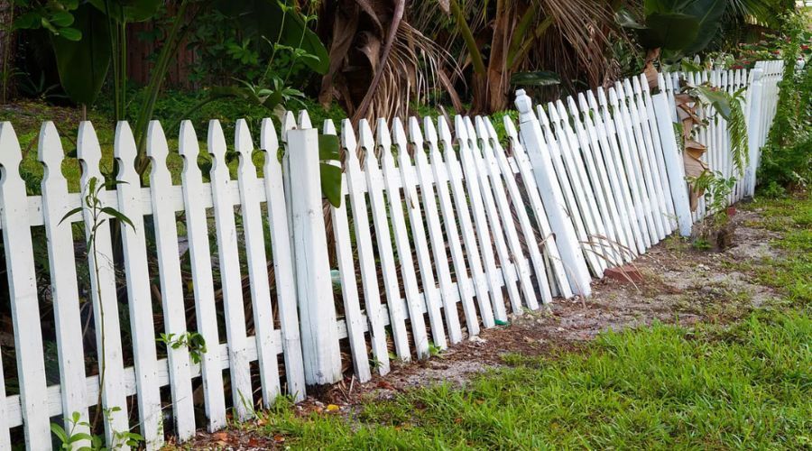 leaning fence post repair