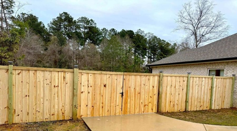 leaning fence repair