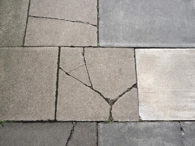 cracked concrete floor