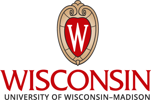 Wisconsin University logo: Red